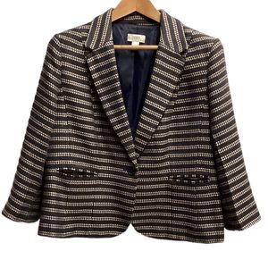 Loft lined one button blazer size 16
